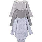 GAP baby-boys 3-pack Long Sleeve Bodysuit