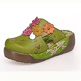 socofy Summer Slippers for Women,Leather Platform
