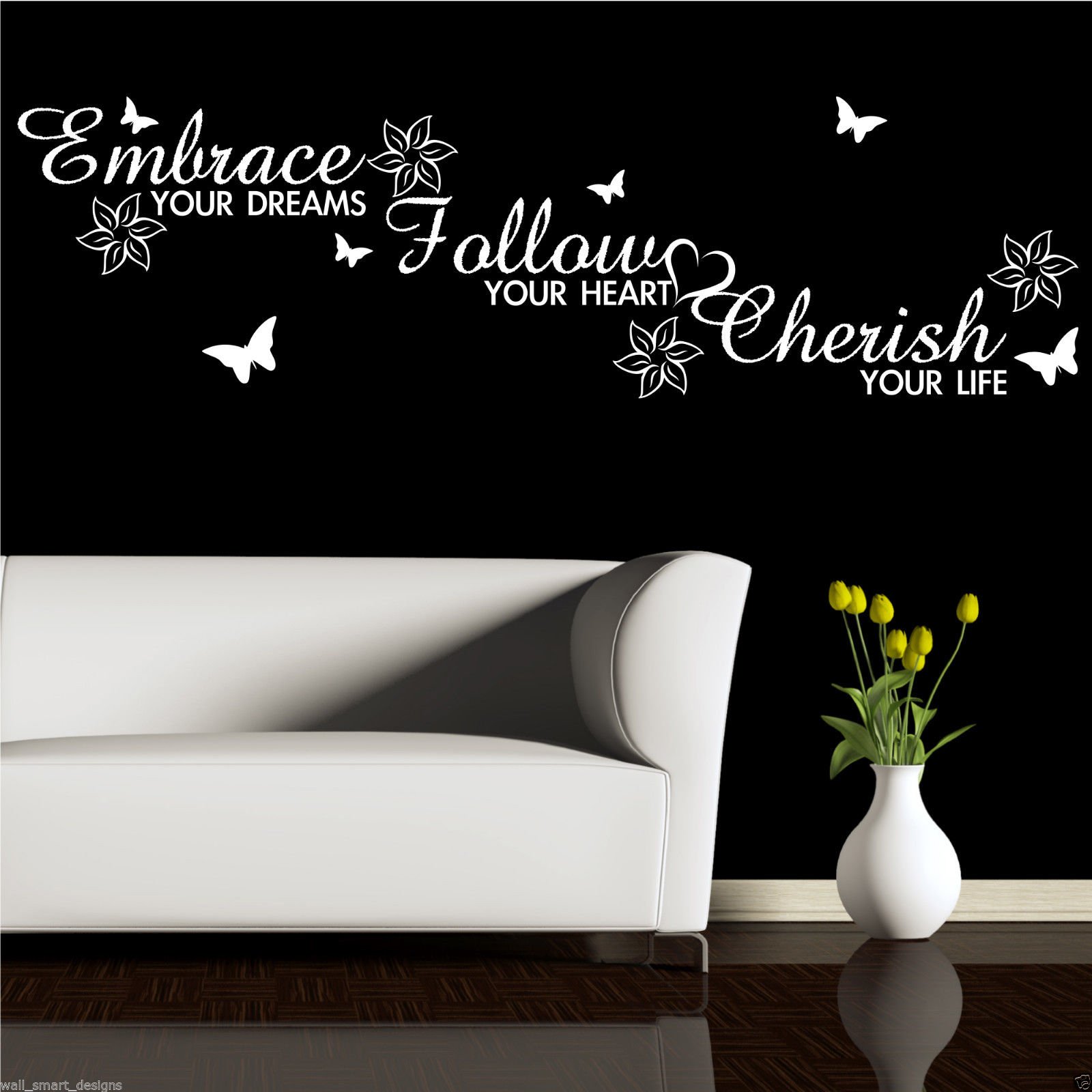 FAMILY LOVE DREAM HEART Room Wall Art Sticker Quote Decal Mural Stencil Transfer