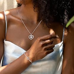 Agvana April Birthstone Jewelry CZ Bracelet for