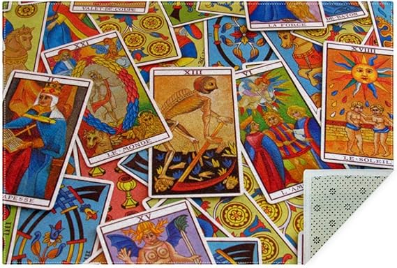 Fortune Telling Tarot Letters Area Rug Carpet