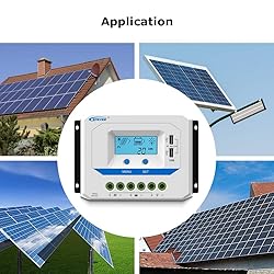 EPEVER® 10A Solar Charge Controller 12V/24V Auto