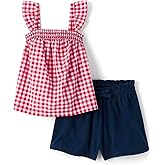 The Children's Place baby-girls And Toddler Sleeveless Tank Top and Shorts 2-piece Set