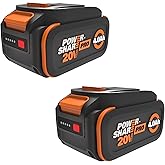 Worx 20 V Lithium-ion Battery 4.0 Ah PowerShare Pro 2 pcs WA3674.2
