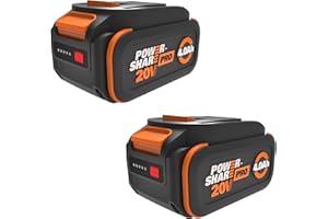 Worx 20 V Lithium-ion Battery 4.0 Ah PowerShare Pro 2 pcs WA3674.2