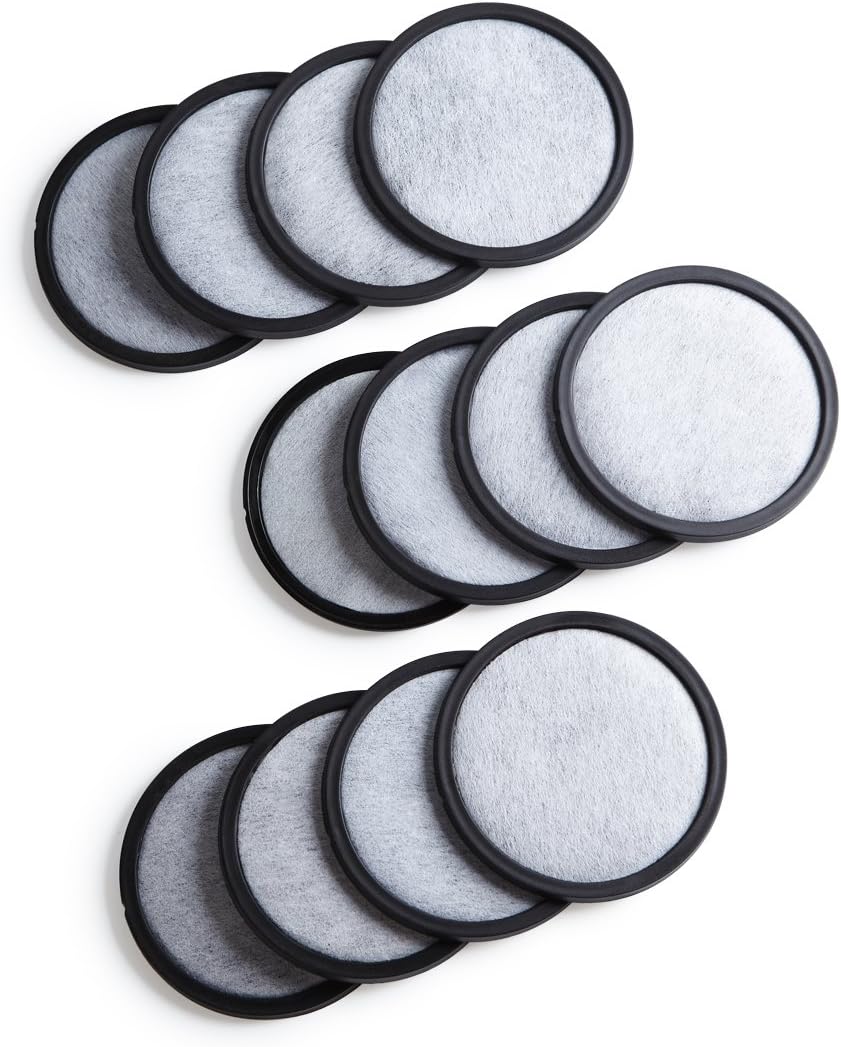 Geesta 12-Pack Premium Activated Charcoal Water Filter Disk for All Mr. Coffee Models: Home & Kitchen