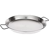 Garcima 16-Inch Pata Negra Restaurant Grade Paella Pan, 40cm