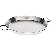 Garcima 16-Inch Pata Negra Restaurant Grade Paella Pan, 40cm