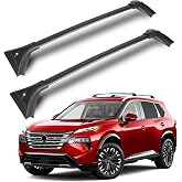 300Lbs Roof Rack Cross Bars Fit for 2021-2026 Nissan Rogue SV/SL/Platinum with Flush Roof Rails, Heavy-Duty Aluminum Crossbars, Sunroof Compatible, Easy Installation Cargo Accessories