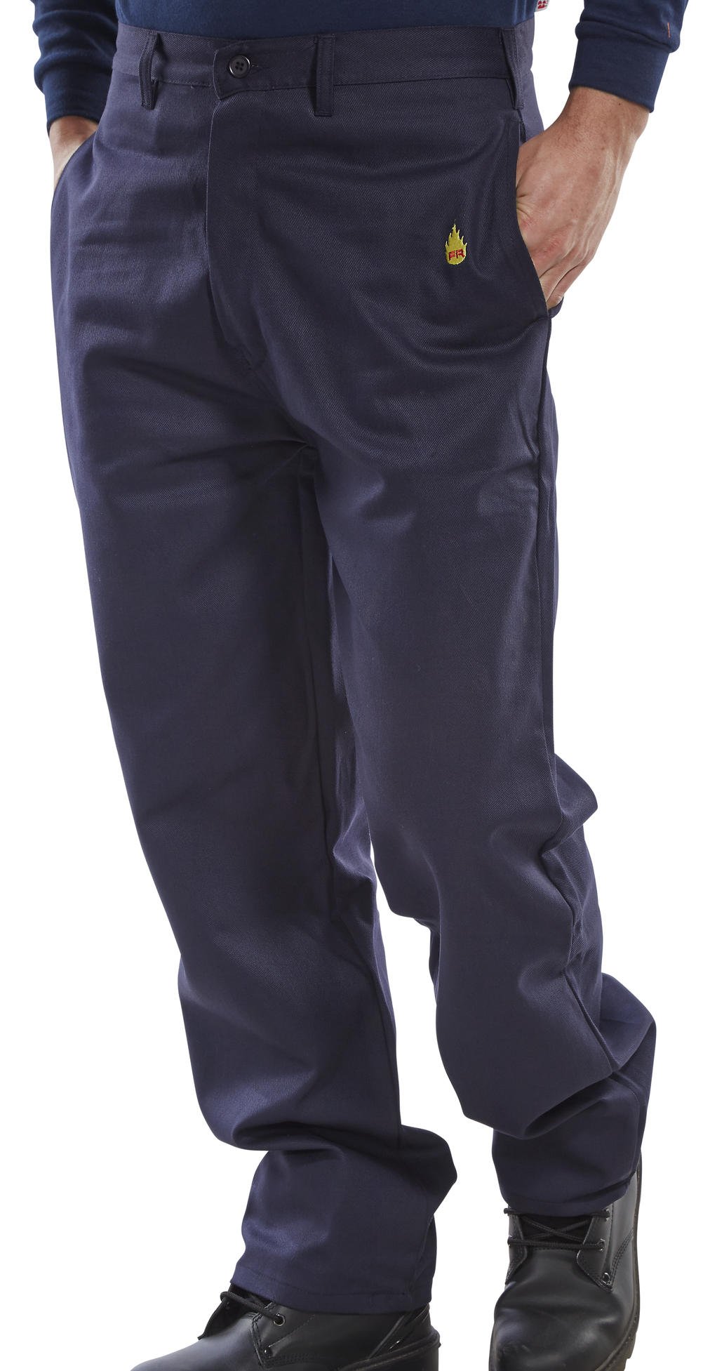 FIRE RETARDANT TROUSERS NAVY BLUE 34