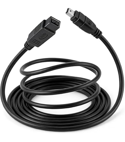 Amazon.com: ELECOM IEEE1394 FireWire Cable 400 (I. Link DV) 4 pin