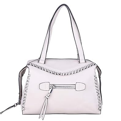 BCBGMAXAZRIA Womens Satchel (Beige)