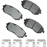 Akebono-ACT929A Ultra-Premium Ceramic Front Disc Brake Pads, GREY