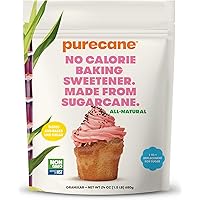 Purecane Baking Sweetener Sugar Substitute, Certified Non-GMO, Zero-Calorie, Diabetes-friendly, All-Natural baking sweetener 