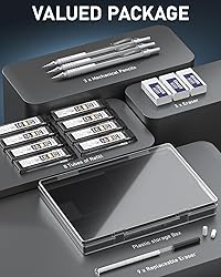 Nicpro Metal 0.9 mm Mechanical Pencils Set with