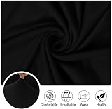 Leorate 4-Piece Recliner Chair Cover Set Black – Non-Slip, Pet Friendly view 6