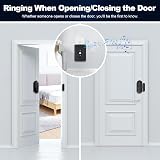 DAYTECH Wireless Door Alarm Entry Alert Sensor 300ft 55 Ringtones Receiver 2 view 3