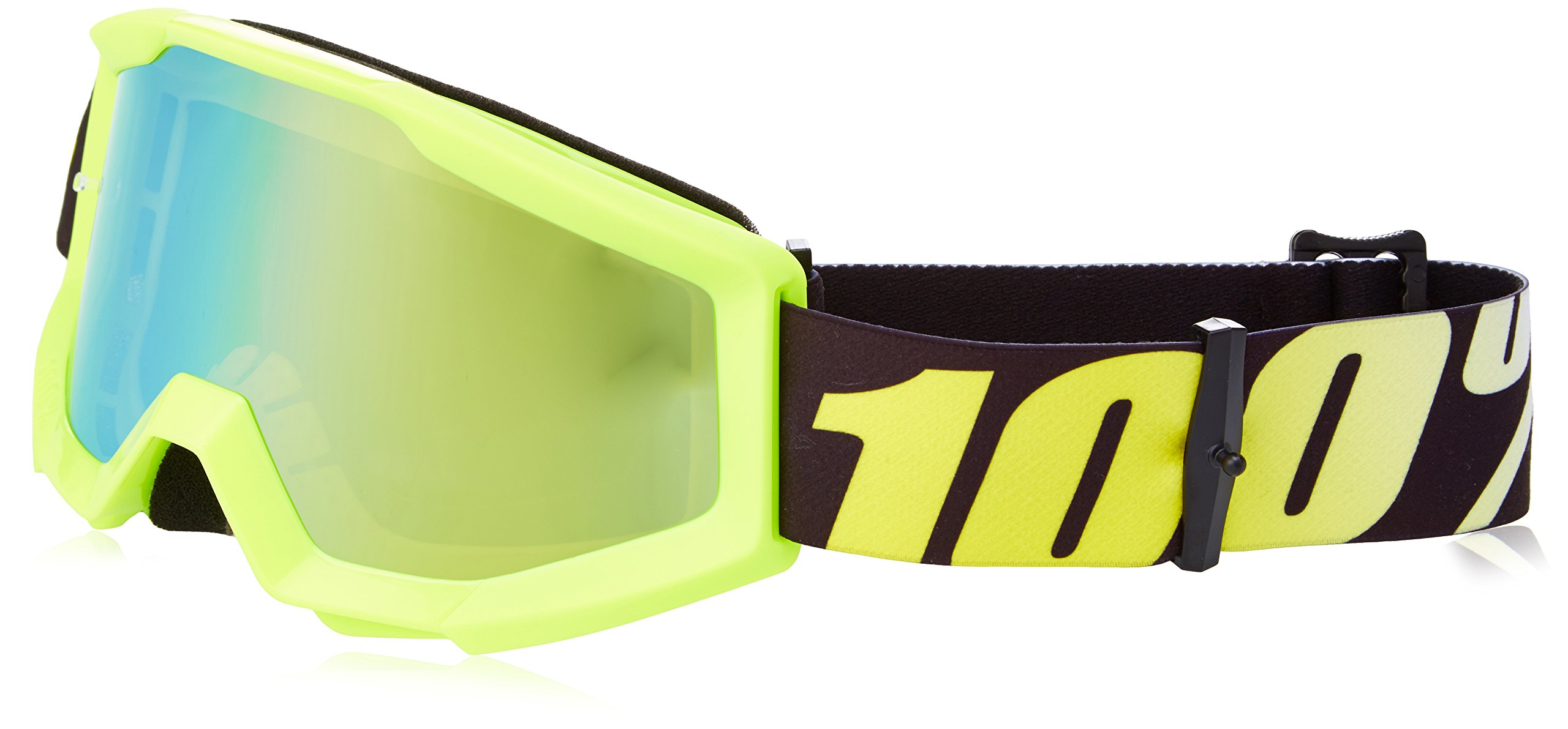 100% 50510-004-02 Strata JR Neon Yellow Mirror Gold Lens