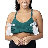 Kindred Bravely Sublime Sports Pumping Bra Hands Free, Adjustable Pumping Bra with EasyClip for All Breast Pumps