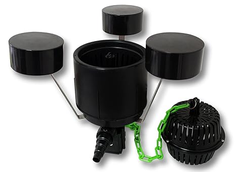 SunSun CSP-250 Teich Schwimm Skimmer Springbrunnen Blättersammler mit Pumpe 2500l/h 55W
