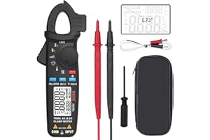 BSIDE ACM91 Digital Clamp Meter 1mA AC/DC Current True RMS Auto-Ranging 6000 Counts Meter Hz Temperature Capacitance Live Che
