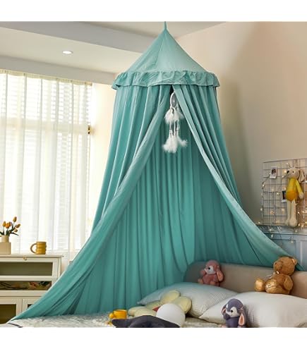 OldPAPA Princess Bed Canopy Net For Kids Baby Crib, Round Dome Kids