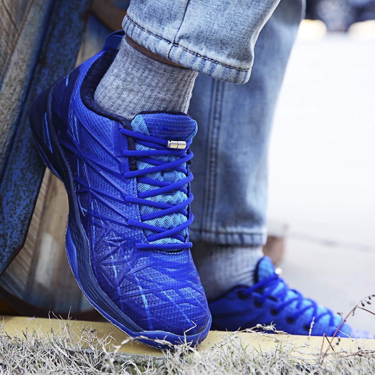 Elastic No Tie Shoe Laces For Adults,Kids,Elderly,System With Elastic Shoe Laces(2 Pairs): Shoes