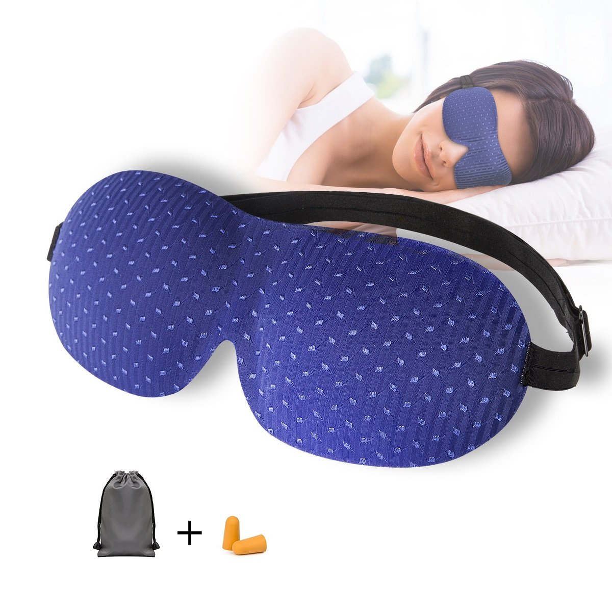 Mack’s Dreamgirl Contoured Sleep Mask Pink, Comfortable