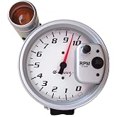 EQUUS E5080 5" Tachometer 10K RPM White Dial &amp; Shift Light