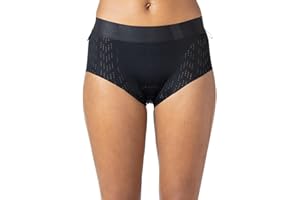 Terry Cyclo Brief 2.0 Bike Liner - Women's No-Show Breathable Padded Cycling Underwear - 2 inch Inseam