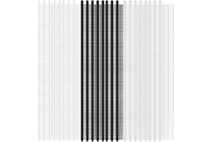 RIVO ARRIVE 3000Pcs Micro Stitch Gun Fasteners Kit, 0.18 inch/4.5mm Clothing Barbs Attachments Include 1000 Black and 1000 White and 1000 Transparent Micro Refills for All Micro Stitch