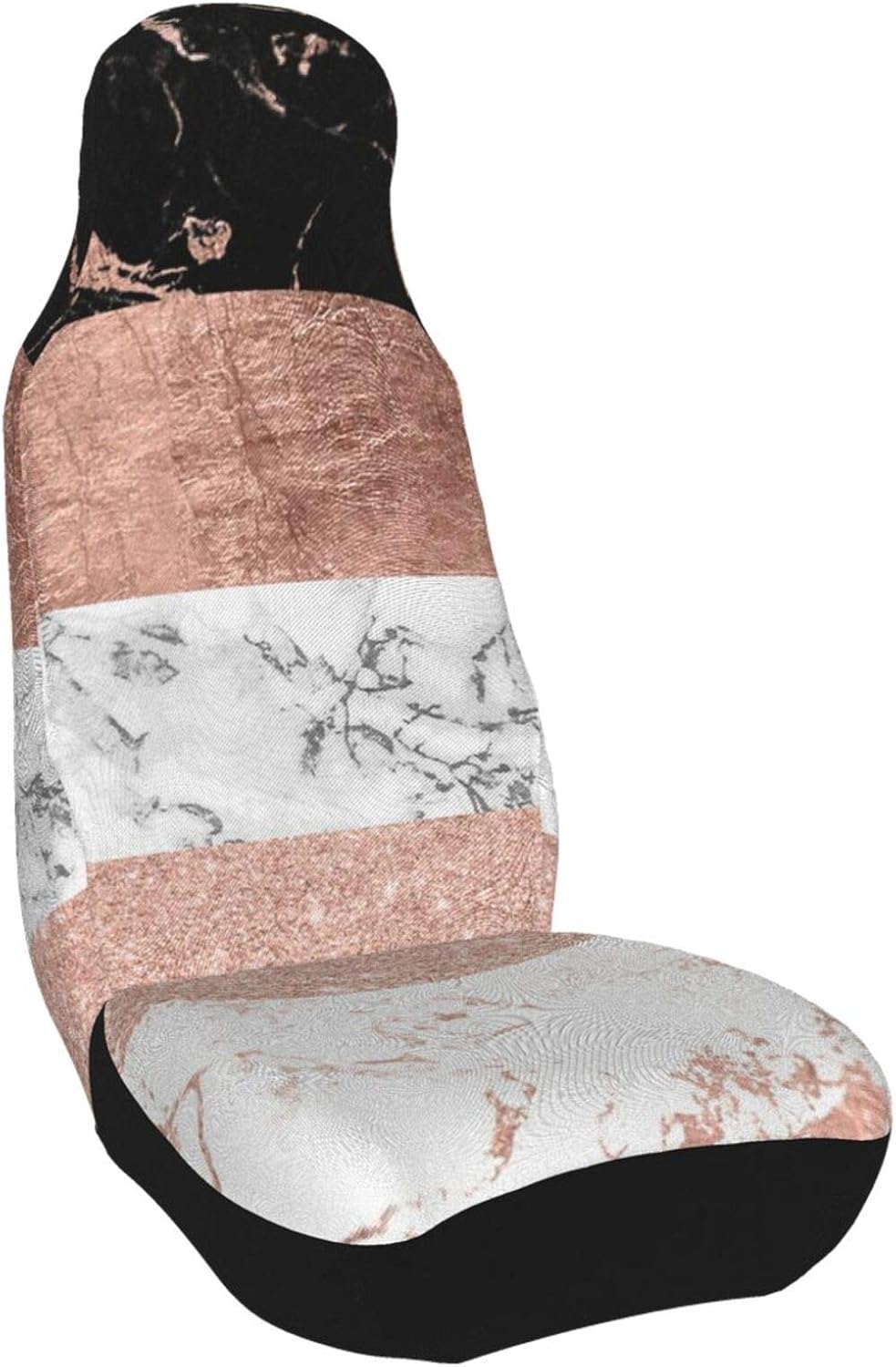 TGUBJGV Car Seat Cover Rose Gold Marble Stripes Vehicle
