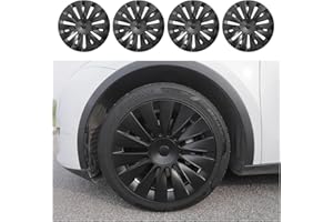 Model Y Wheel Cover Hubcap 19 Inch Model Y 2020-2024 Wheel Replacement Hub Caps Set of 4 Blade Style Wheel Cover Replacement 
