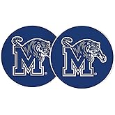 Desert Cactus University of Memphis Car Coaster Tigers UM Absorbent Sandstone Car Cup Coasters Set of 2 (Design A)