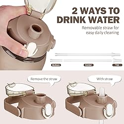 kytffu 42oz Glass Water Bottles with