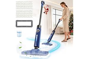 LUXPOOL 1500W Floor Steam Mop,Powerful Steam Mop for HardWood Floors with LED Display,Steam Mops for Floors Cleaning Steamer with 500ml Tank,Floor Steamers for Hardwood&Tile,10s Heat-Up