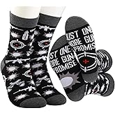MBMSO Gun Lovers 2 Pairs Just One More Gun I Promise Socks USA Loyal Funny Man Graphic Gift for Dad Husband (US, Numeric, 10.5, 11, Regular, Gun Socks)
