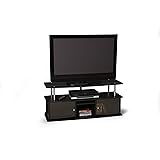 Convenience Concepts Designs2Go TV Stand with 3 Cabinets for Flat Panel TV's up to 50-Inch or 85-Pounds, Black