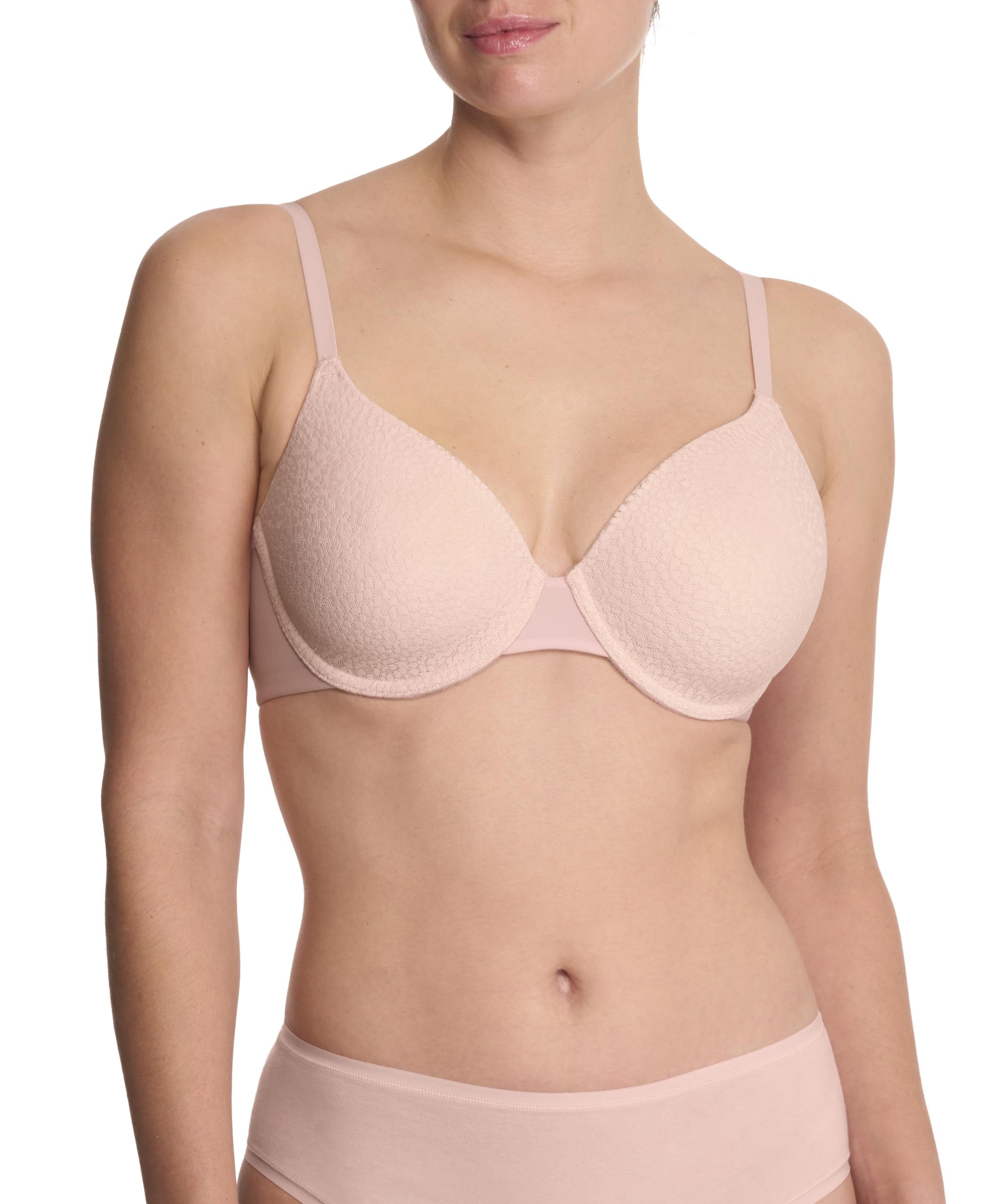 Natori Women’s Comfort Evolution Full Fit Memory Foam Covertible Underwire Bra 731337, Potpourri, 40DDD