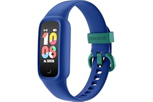 BIGGERFIVE Vigor 2 L Kids Fitness Tracker Watch for Boys Girls Ages 5-15, IP68 Waterproof, Activity Tracker, Pedometer, Heart