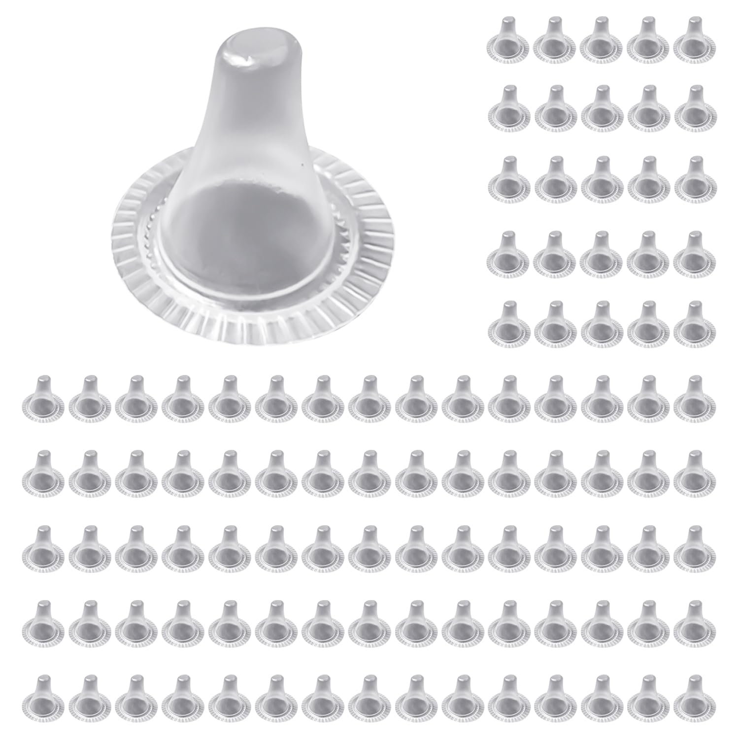 YSDYY Pack of 100 Ear Thermometer Protective Caps, Ear Fever Thermometer Replacement Caps, Digital Ear Thermometer Protective Caps, Braun Ear Thermometer Universal Protective Caps