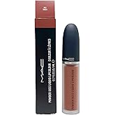 MAC Cosmetics Powder Kiss Liquid Lipcolour - 952 Taken (Warm toned light brown) .17 oz / 5 ml