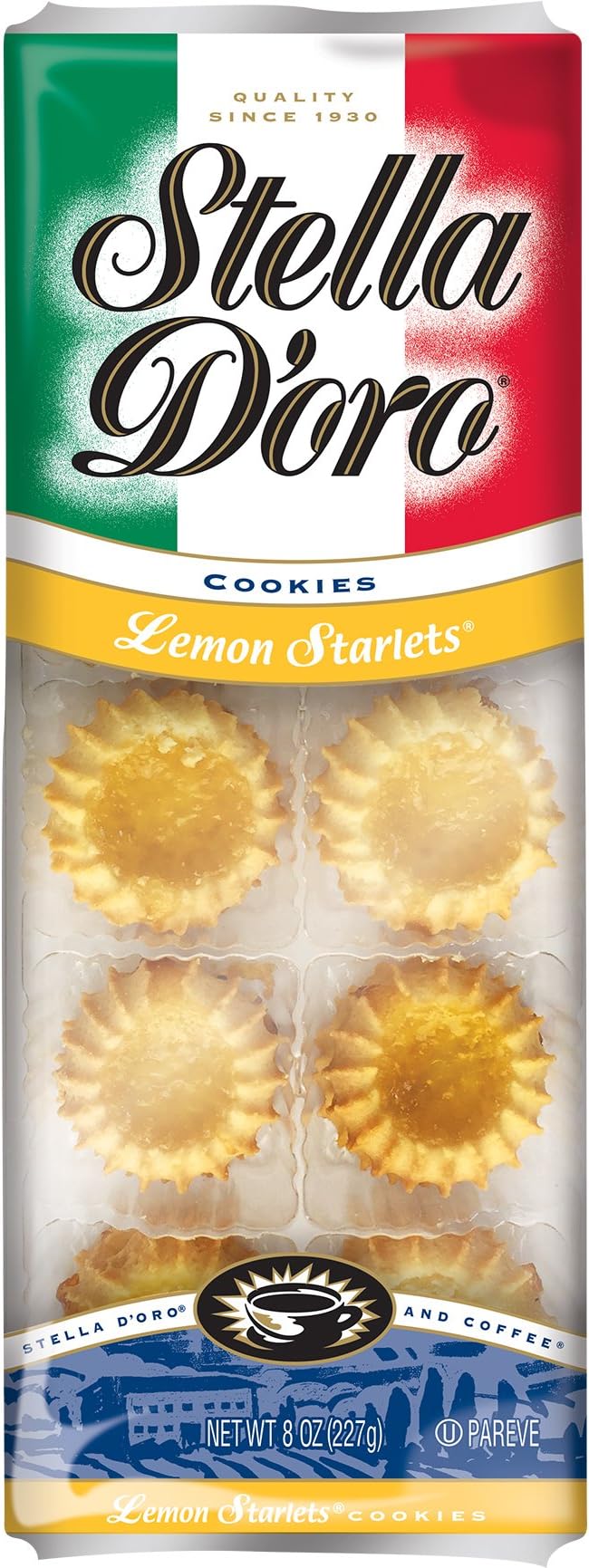 Stella D'oro Cookies, Lemon Starlets Cookies, 8 Ounce Box