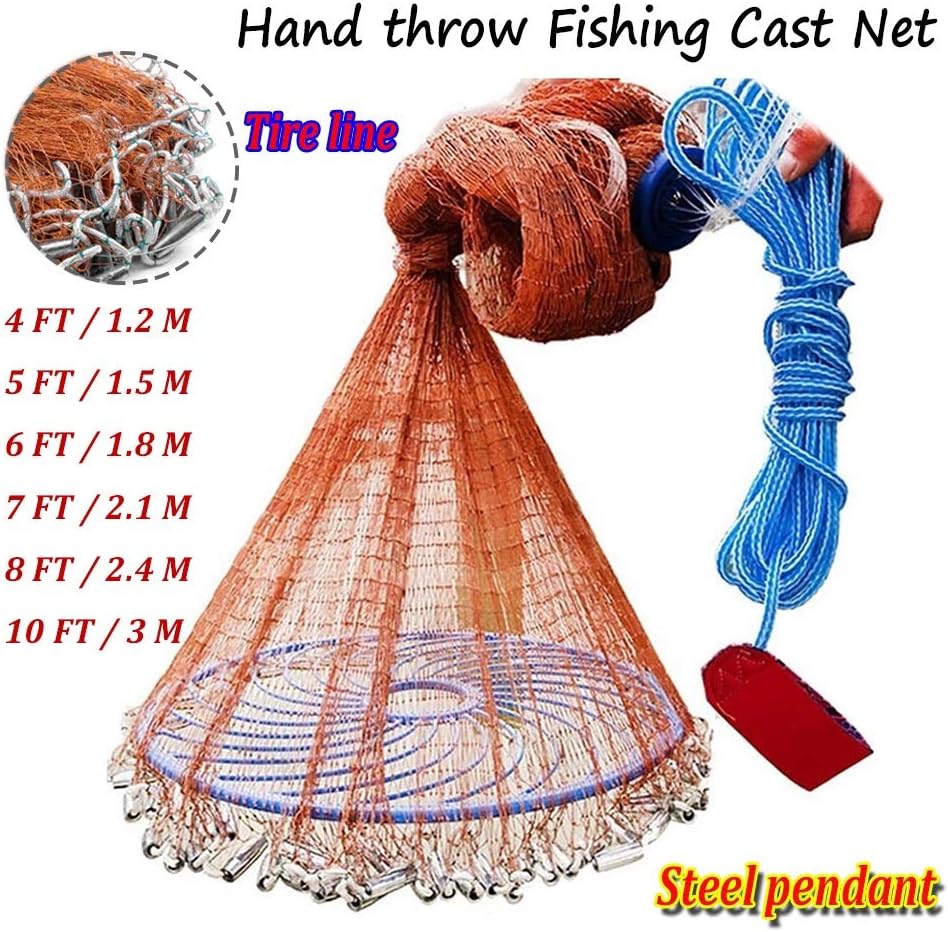 American Hand Casts Net Throwing Fishing Nets Fishing Nets