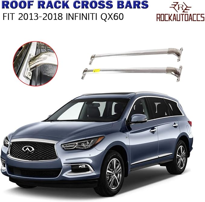 ROKIOTOEX Roof Rack Crossbars Roof Rail Cross Bars Fit 20132018