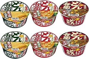 Donbei Mini 1.5oz 6pcs Set Various Taste Udon Soba Japanese Instant Noodles Ninjapo