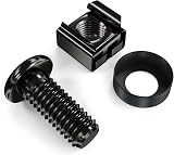 LMS Data M6 Cage Nuts Screws and Washers PACK 50 Sets Black view 6