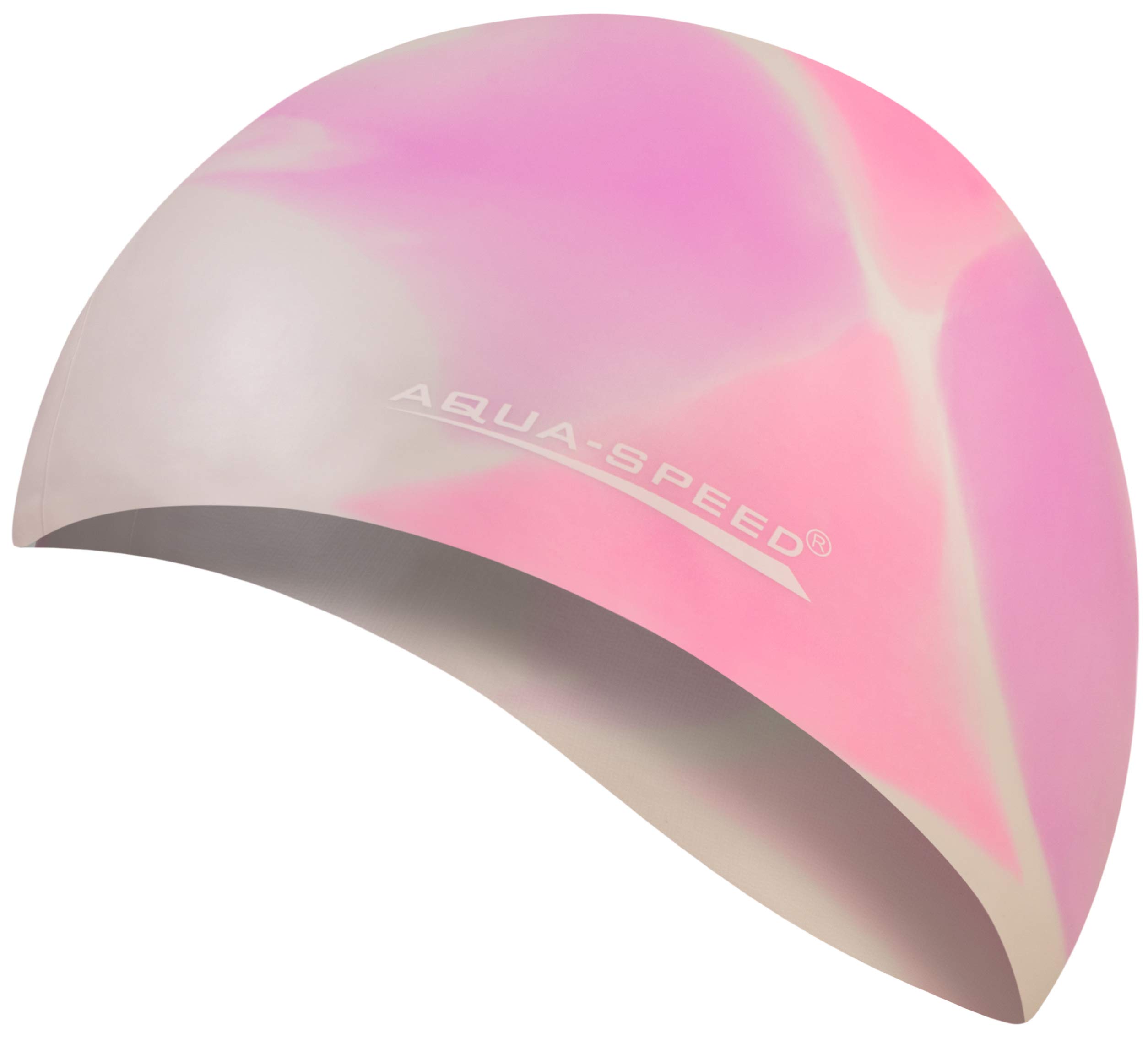 Aqua Speed BUNT Colourful swim cap + microfibre towel | adult | child | swimming cap | silicone | tearproof | waterproof | 43. colourful / 37