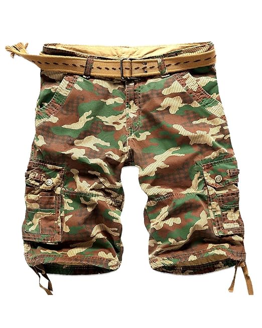 pantaloni cargo corti uomo