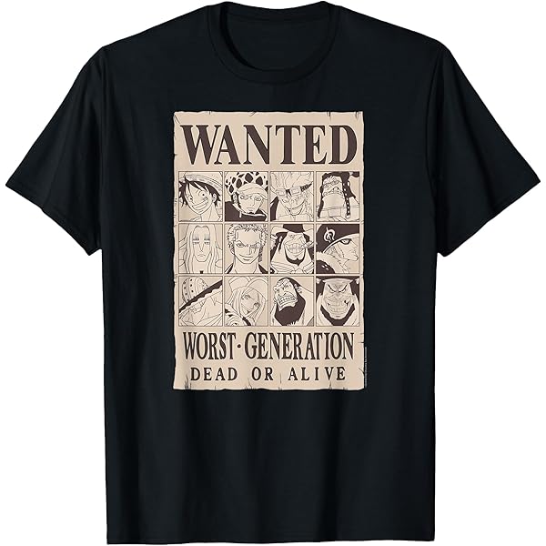 Amazon.com: One Piece - Wanted Poster Portgas D. Ace T-Shirt